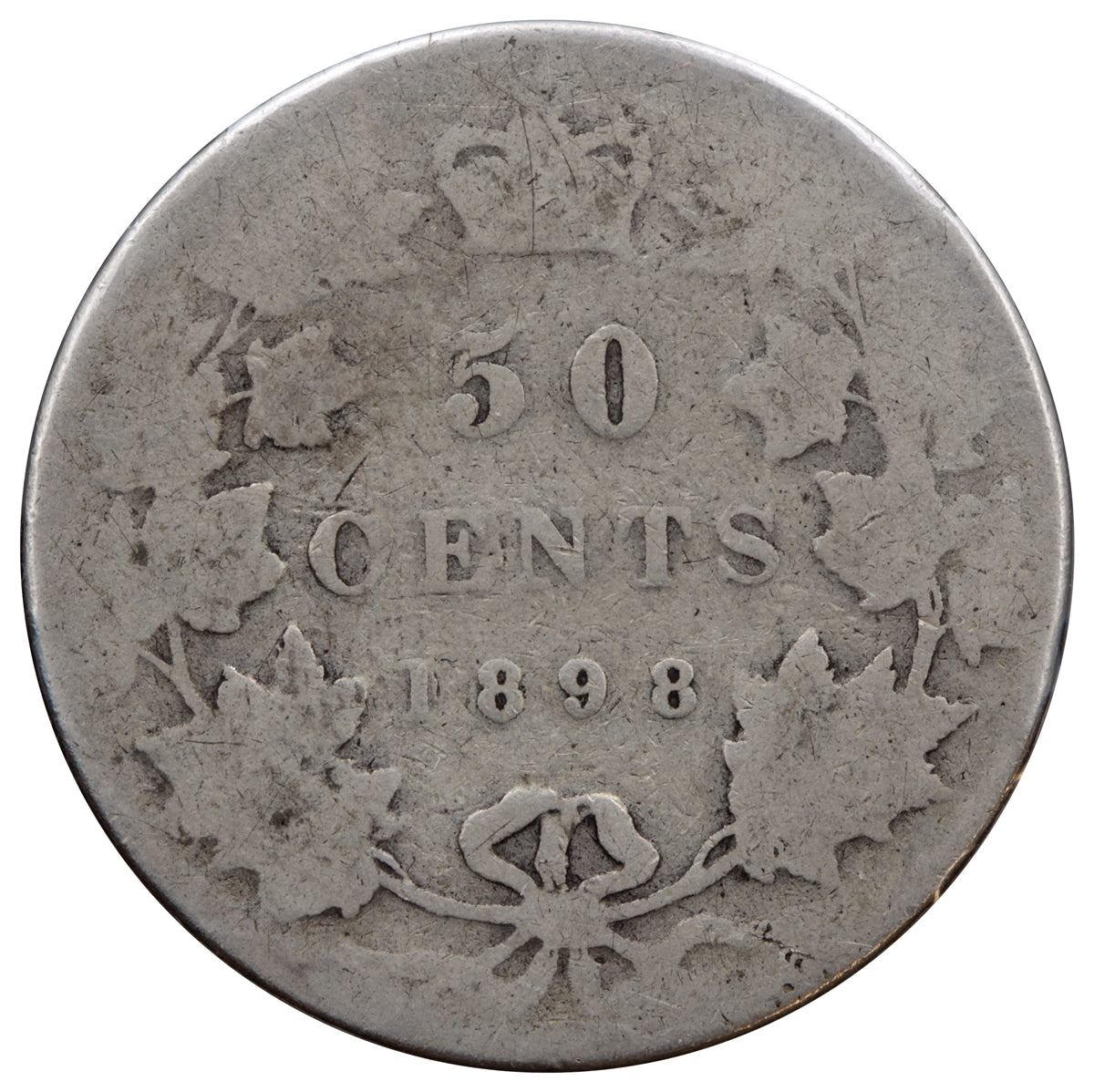 1898 Canada 50-cents Filler