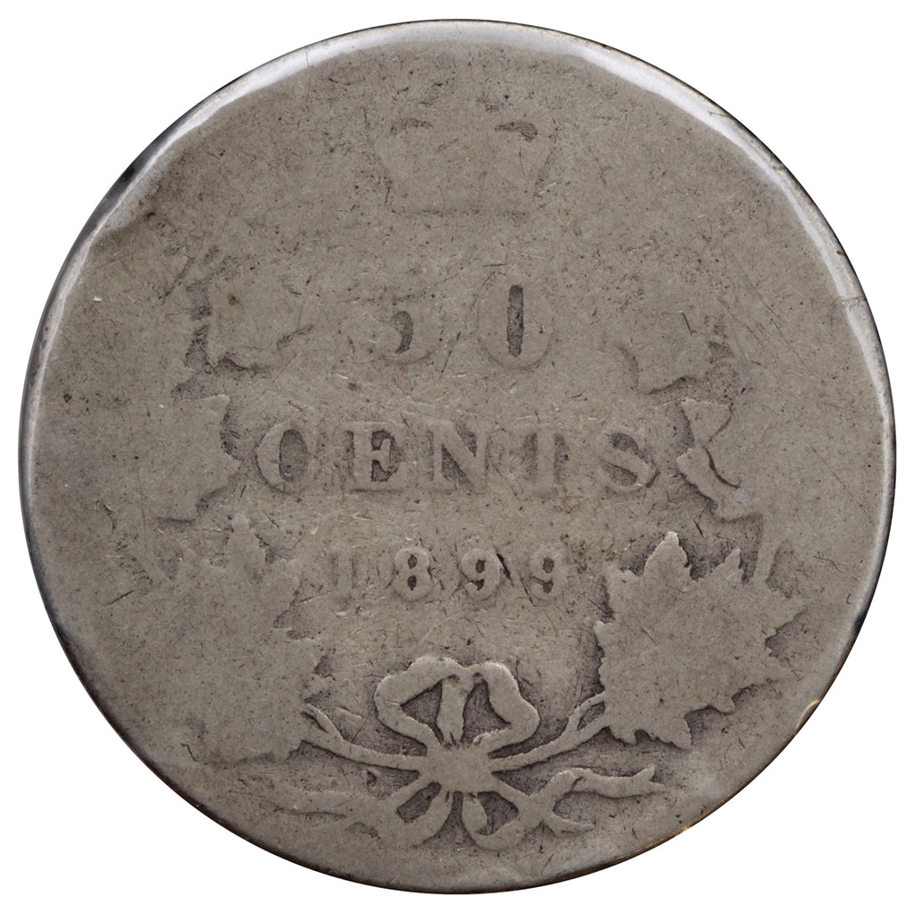 1899 Large 1st 9 Canada 50-cents Filler