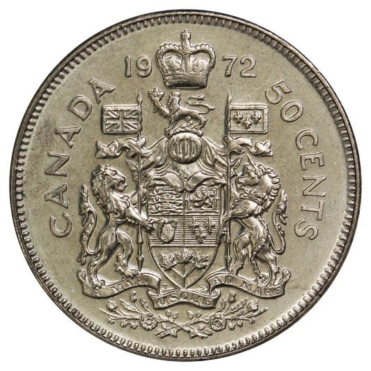1972 Canada 50-cents Uncirculated (MS60)