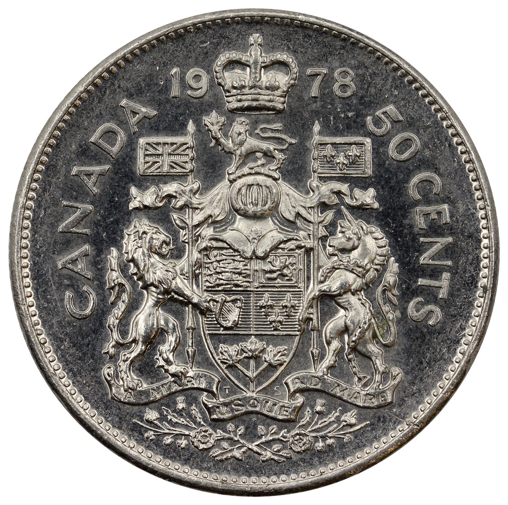 1978 Round Jewels Canada 50-cents Circulated