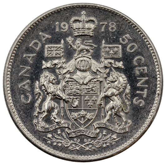 1978 Round Jewels Canada 50-cents Circulated