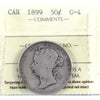 1899 Canada 50-cents ICCS Certified G4
