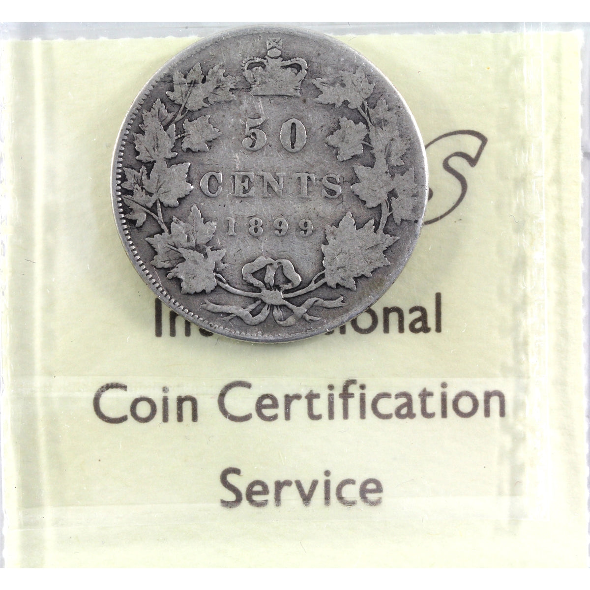1899 Canada 50-cents ICCS Certified G4