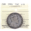 1904 Canada 50-cents ICCS Certified G6