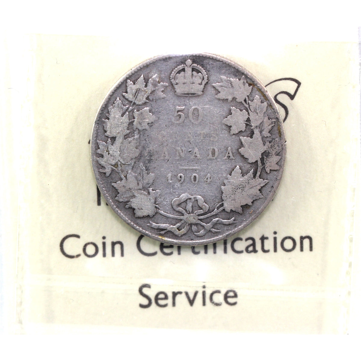 1904 Canada 50-cents ICCS Certified G6