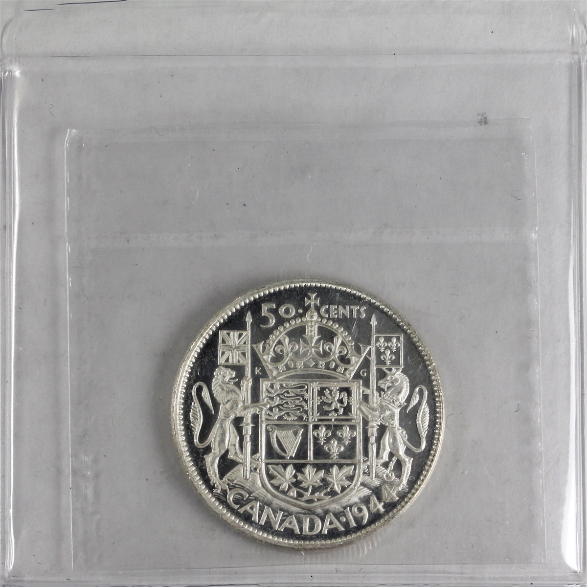 1944 Far 4 Canada 50-cents ICCS Certified MS60