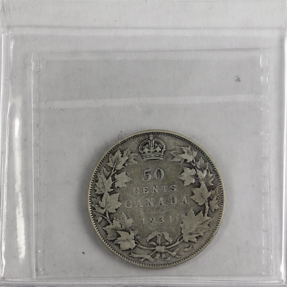 1931 Canada 50-cents ICCS Certified VG8