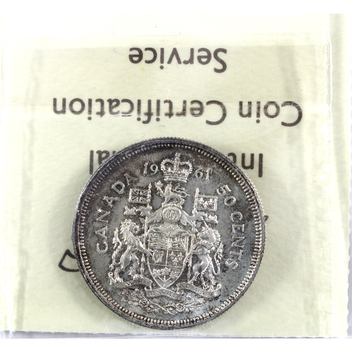 1961 Canada 50-cents ICCS Certified MS65