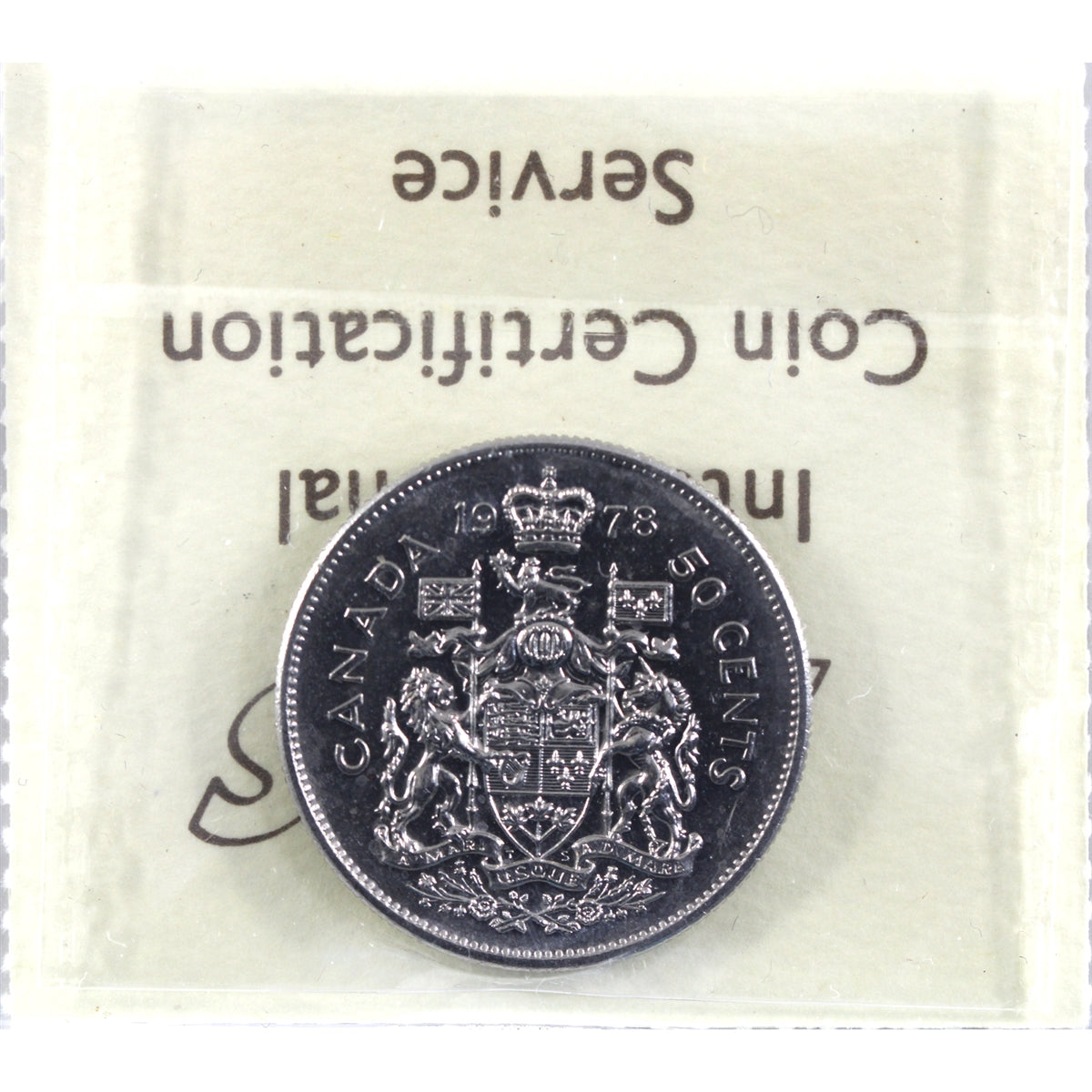 1978 Square Jewels Canada 50-cents ICCS Certified MS64
