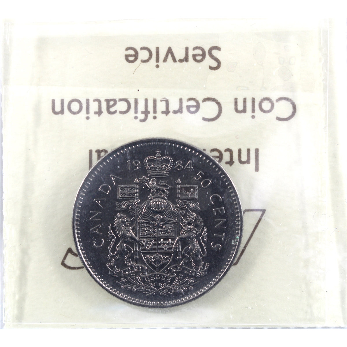 1984 Canada 50-cents ICCS Certified MS64