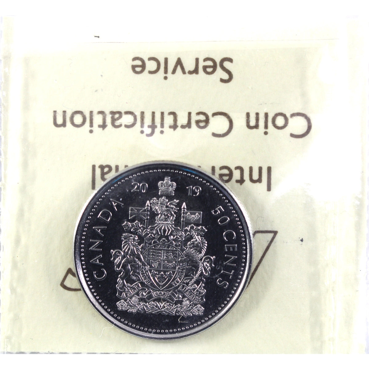 2019 Canada 50-cents ICCS Certified MS65