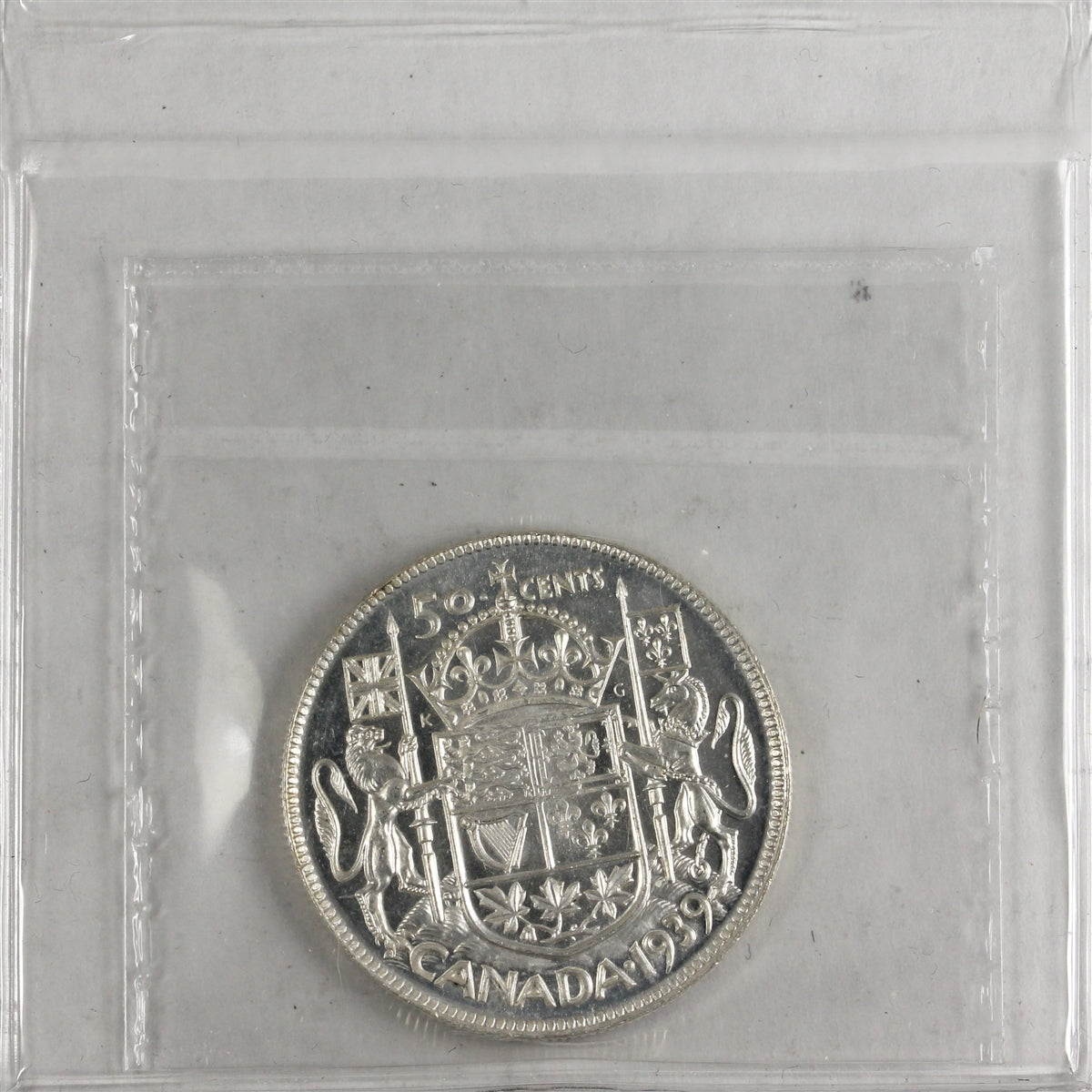 1939 Canada 50-cents ICCS Certified MS60
