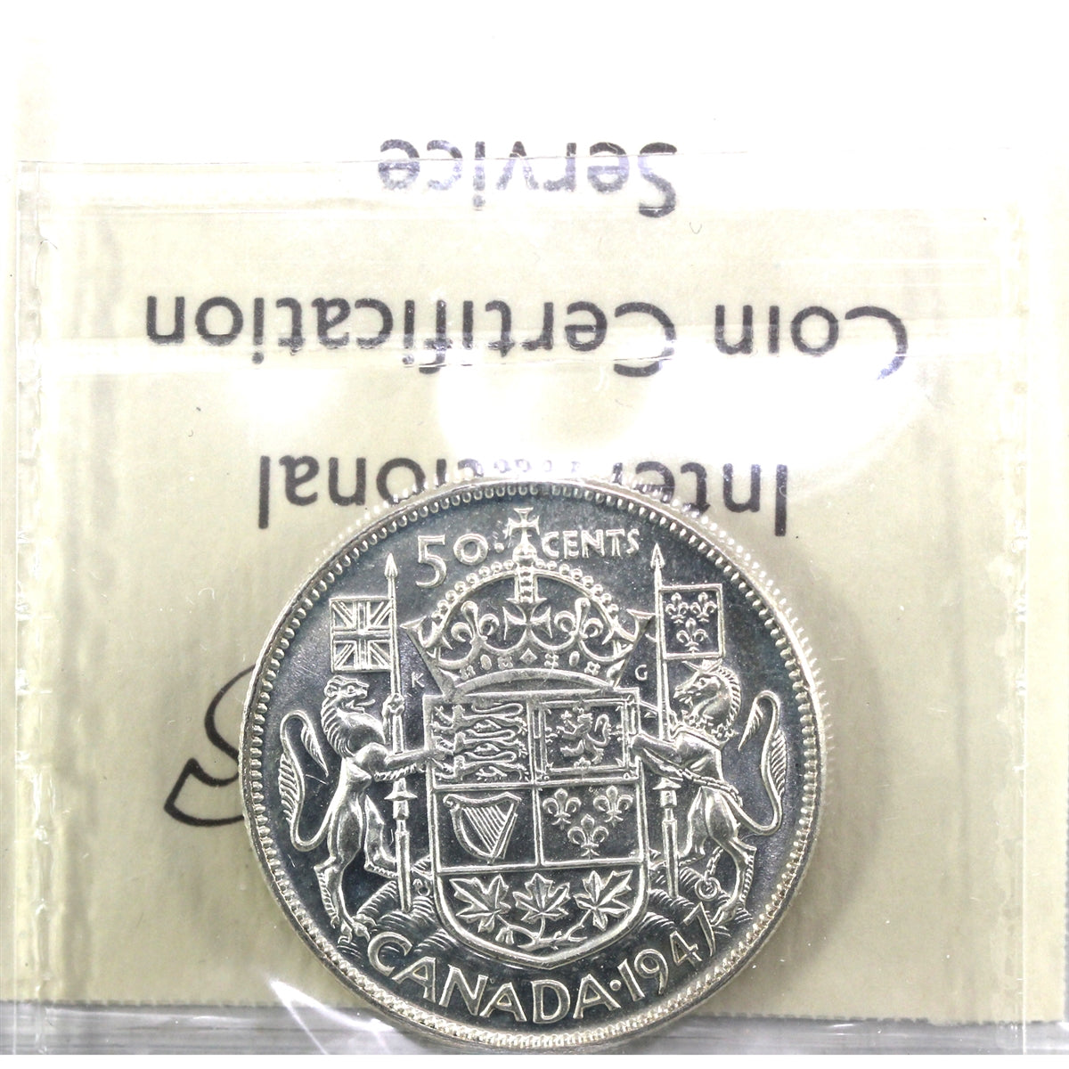 1947 Straight 7 Canada 50-cents ICCS Certified MS62