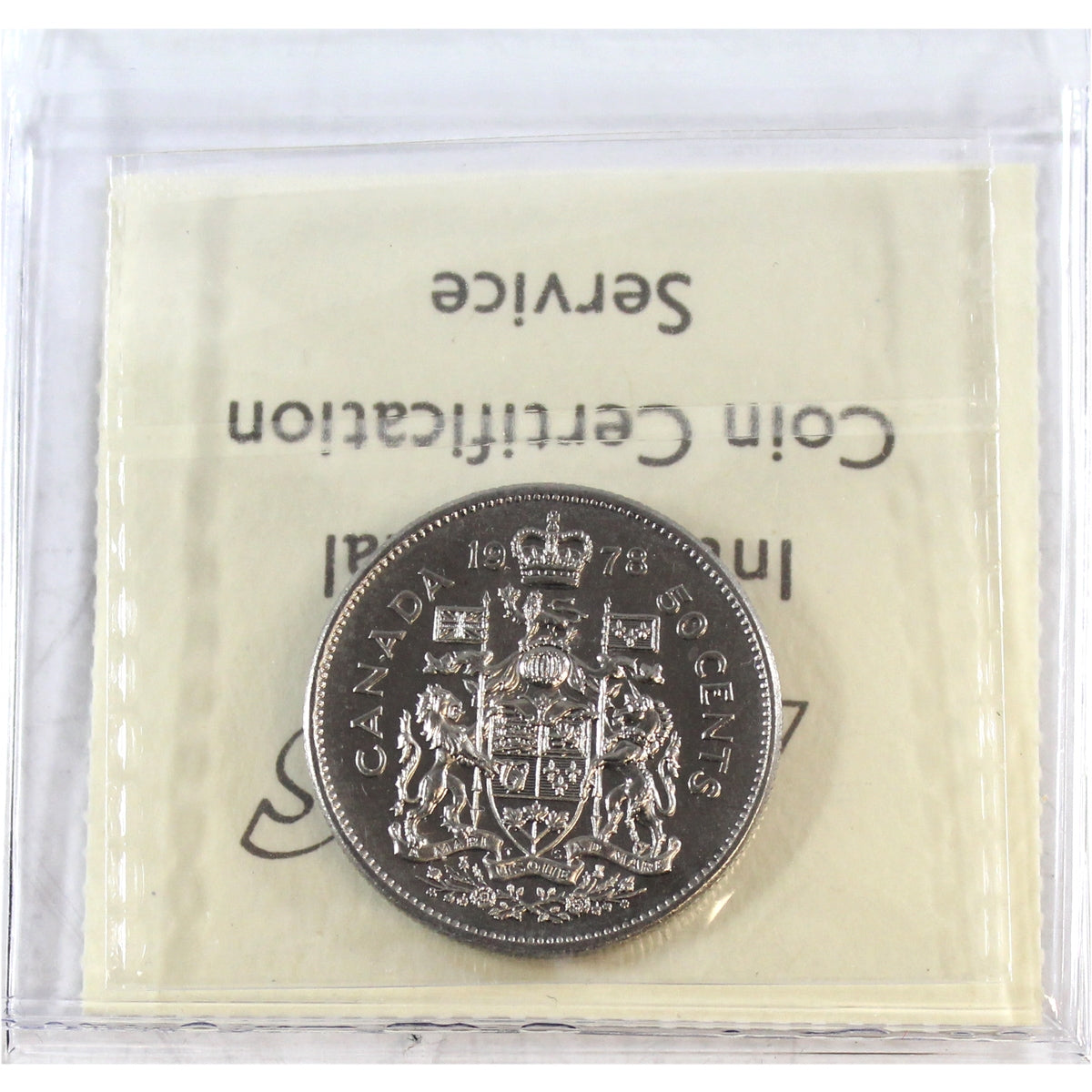 1978 Square Jewels Canada 50-cents ICCS Certified MS66