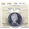1965 Canada 50-cents ICCS Certified PL64 Heavy Cameo