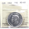 1941 Canada 50-cents ICCS Certified MS60