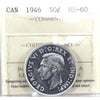 1946 Canada 50-cents ICCS Certified MS60