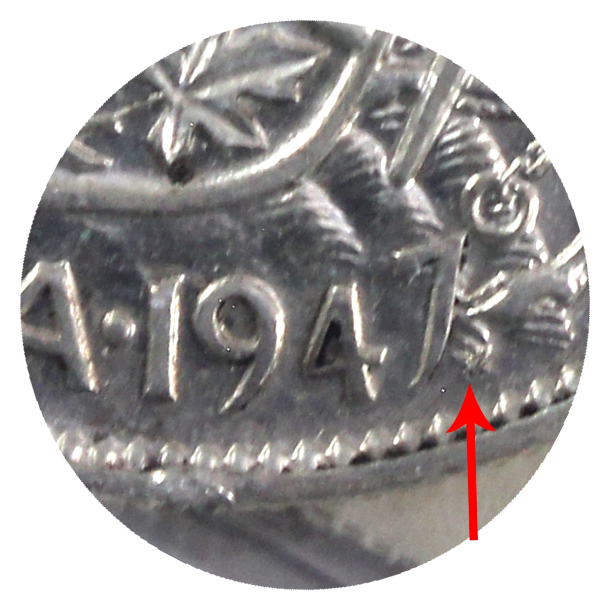 1947 Maple Leaf Canada 50-cents ICCS Certified F15
