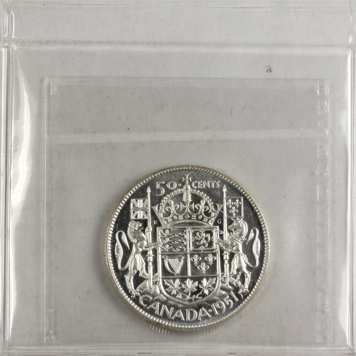 1951 Canada 50-cents ICCS Certified MS63