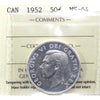 1952 Canada 50-cents ICCS Certified MS64