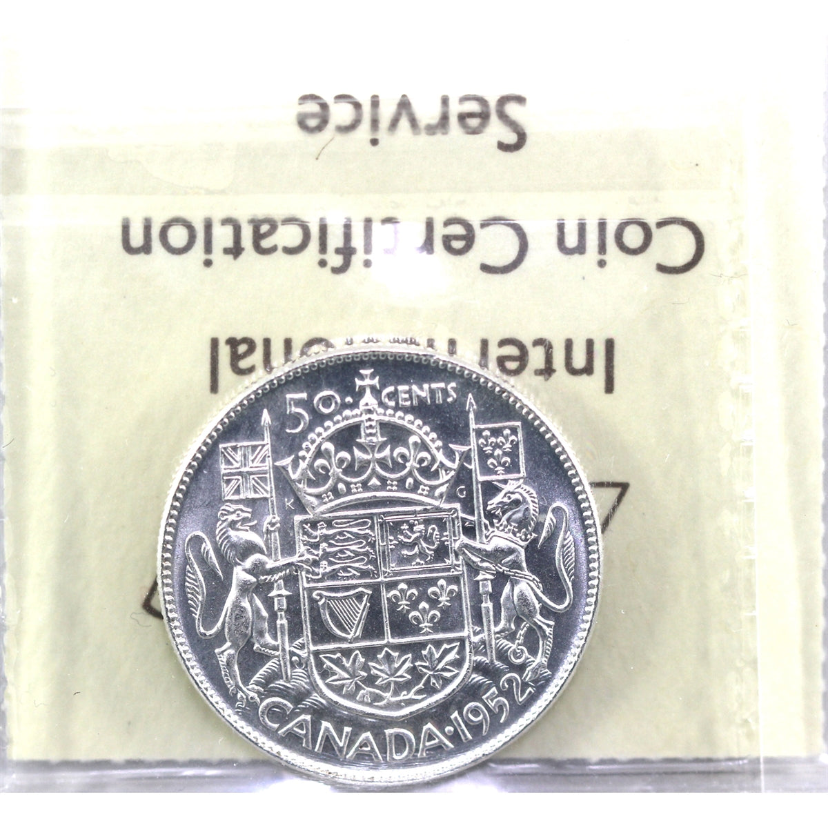 1952 Canada 50-cents ICCS Certified MS64