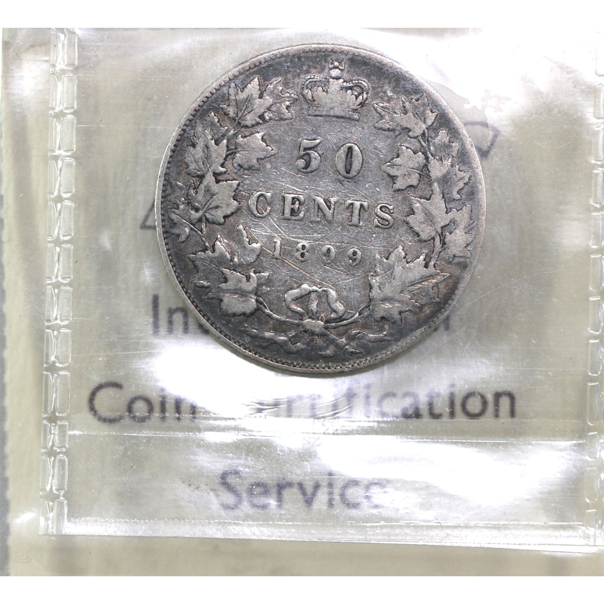 1899 Canada 50-cents ICCS Certified VG10