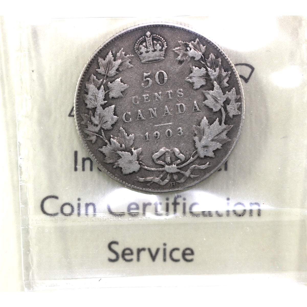1903H Canada 50-cents ICCS Certified F15