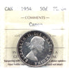 1954 Canada 50-cents ICCS Certified PL64 Cameo