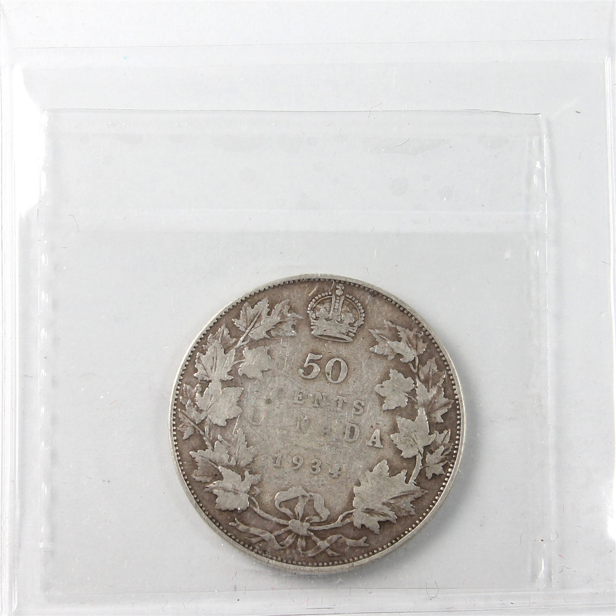 1934 Canada 50-cents ICCS Certified G6