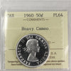 1960 Canada 50-cents ICCS Certified PL64 Heavy Cameo