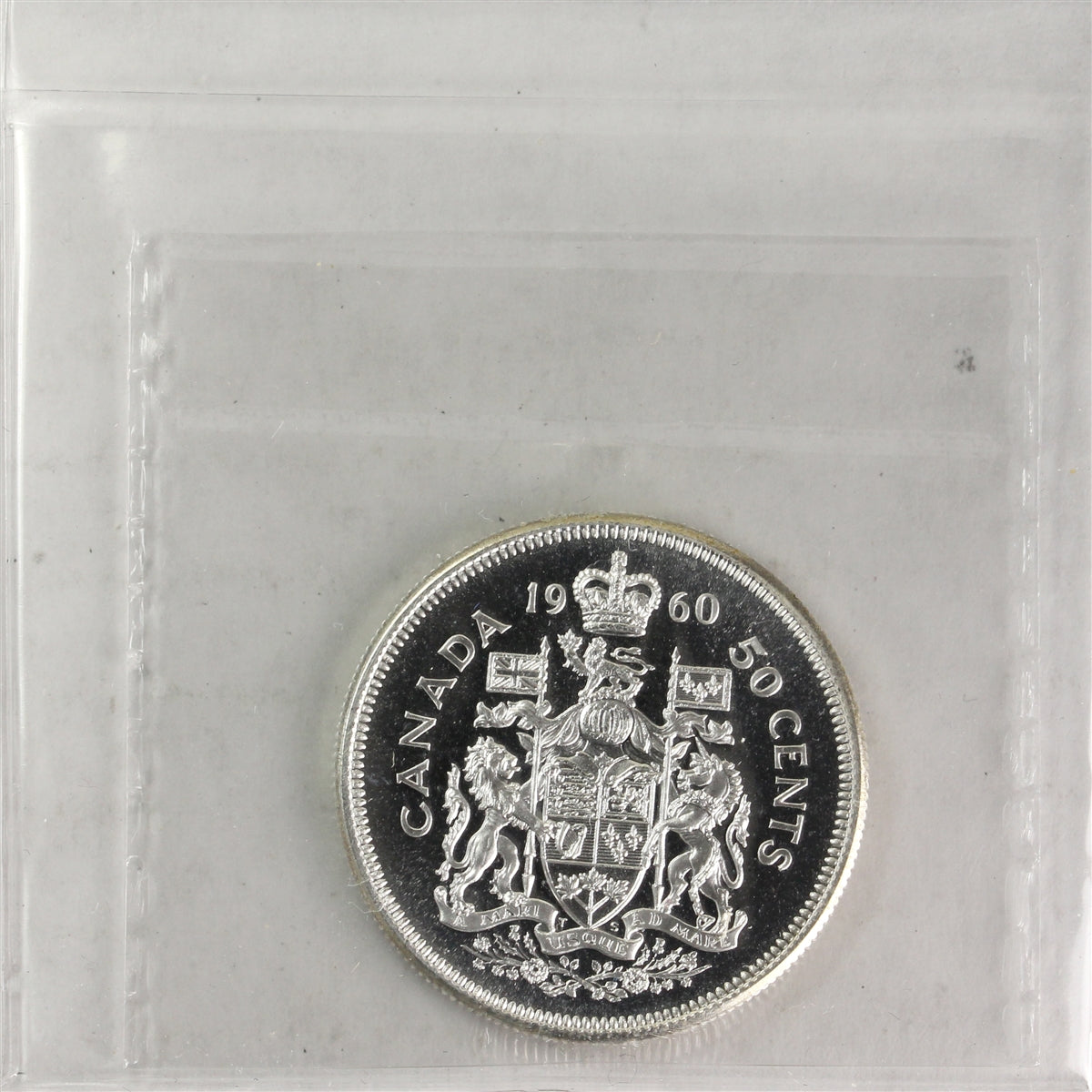 1960 Canada 50-cents ICCS Certified PL64 Heavy Cameo
