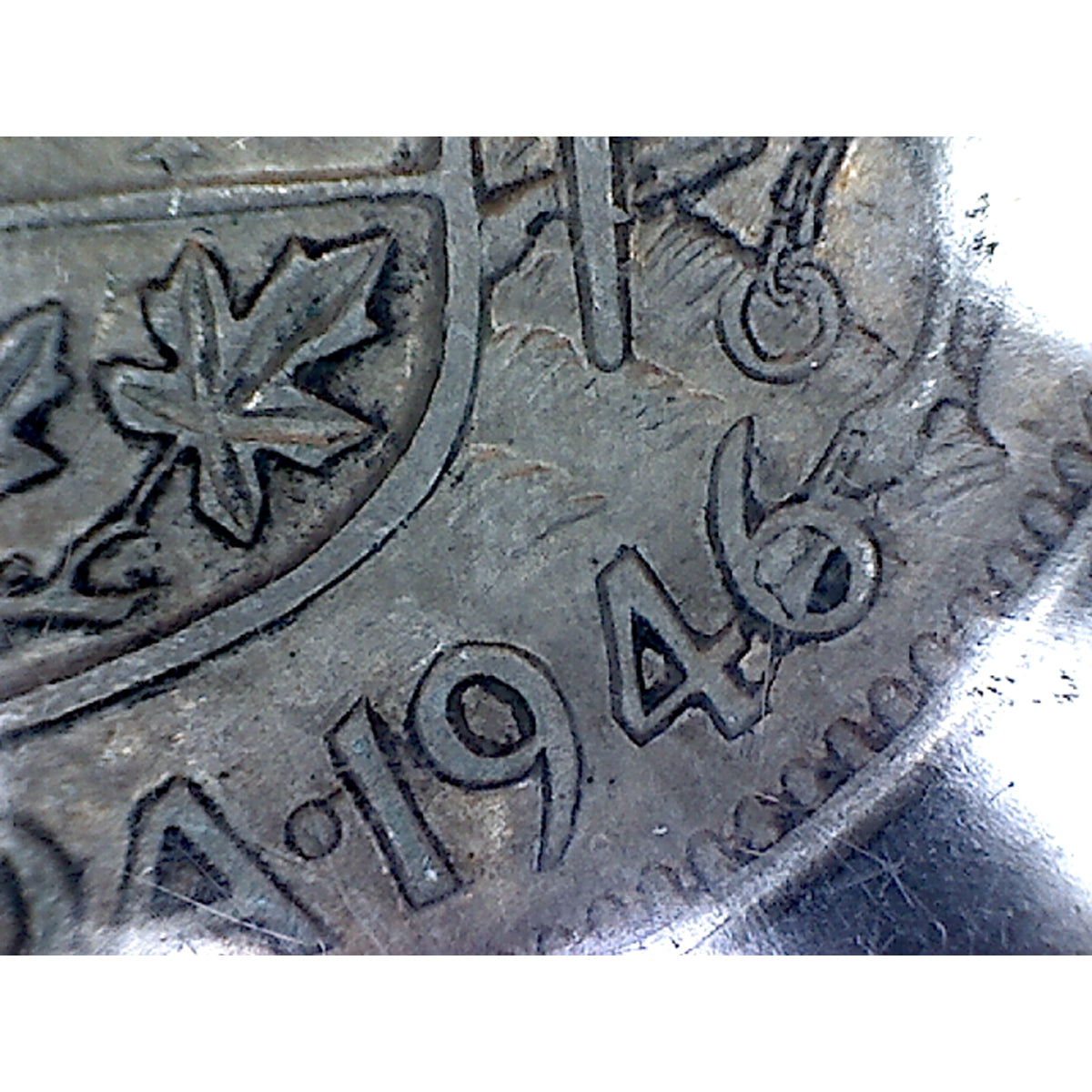 1946 Design in 6 Canada 50-cents ICCS Certified VF20