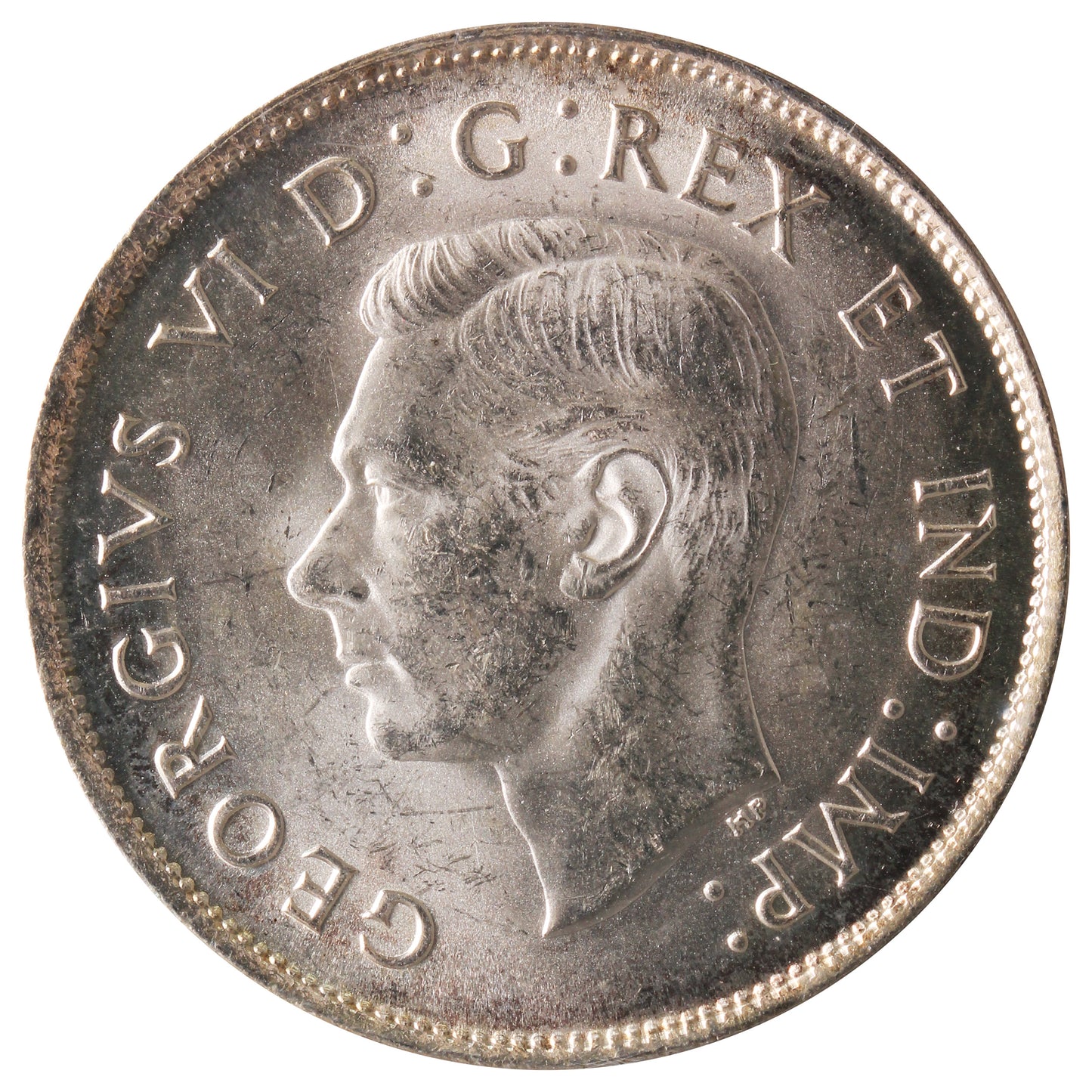 1937 Canada 50-cents ICCS Certified MS62