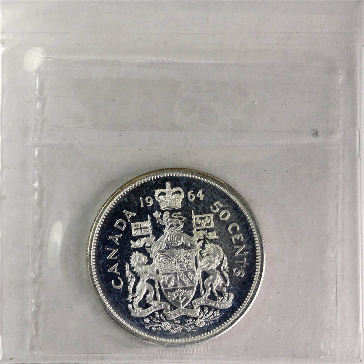 1964 Canada 50-cents ICCS Certified PL66 Cameo