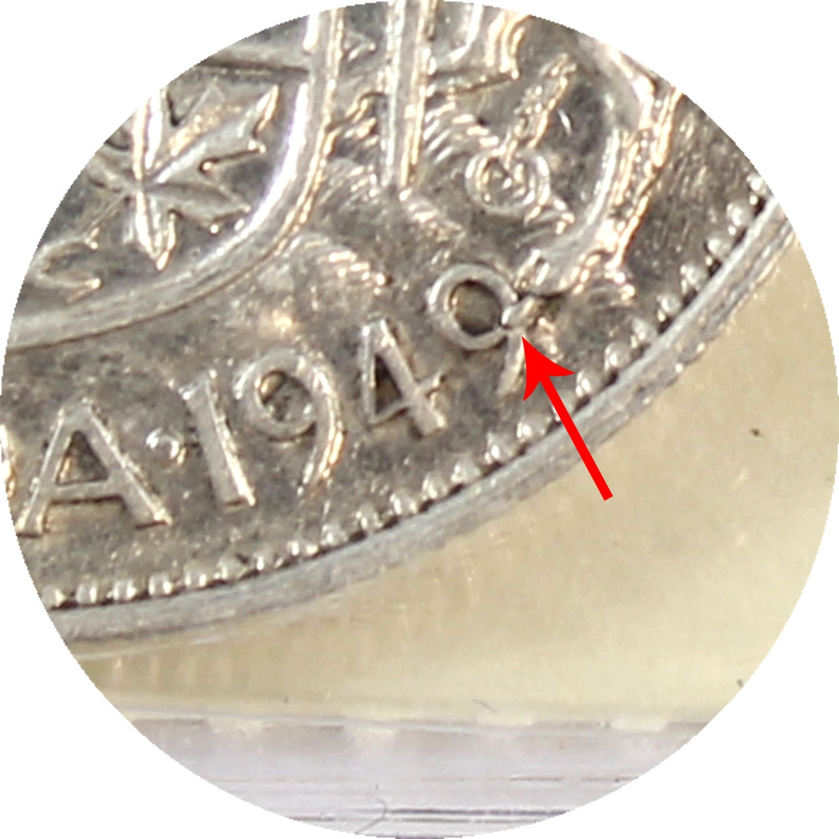 1949 Hoof Over 9 Canada 50-cents ICCS Certified F15