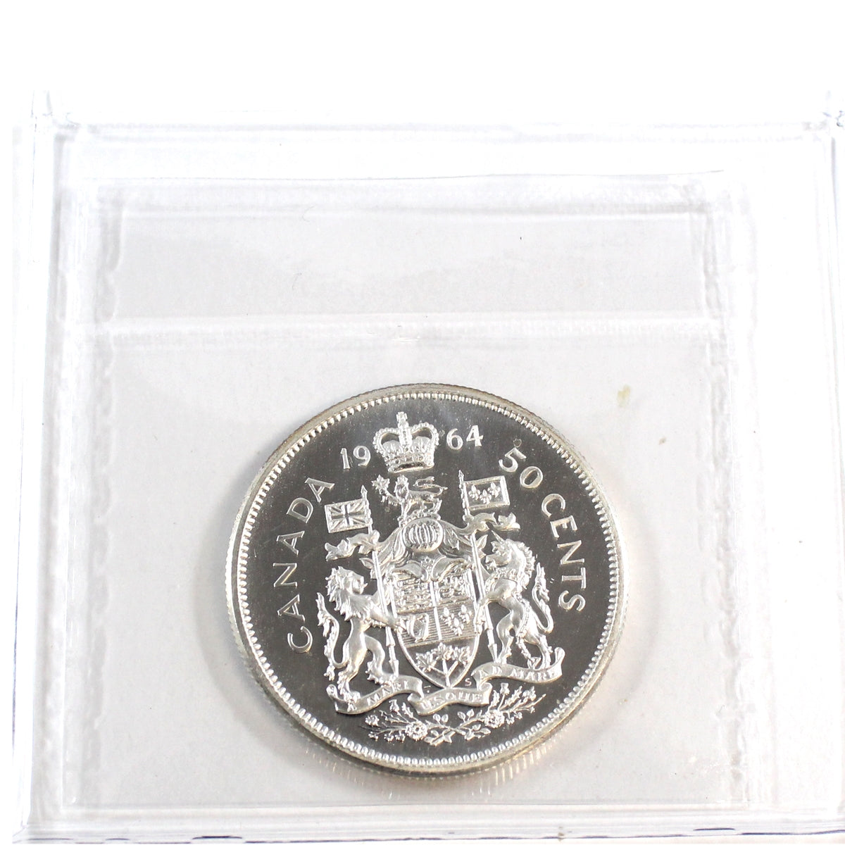1964 Canada 50-cents ICCS Certified PL65 Ultra Heavy Cameo