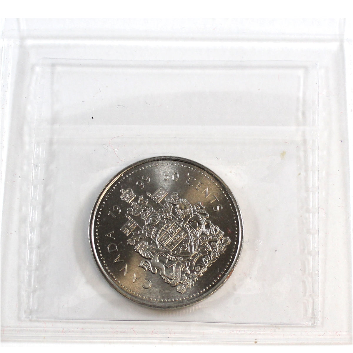 1999P Canada 50-cents ICCS Certified MS65 Numismatic BU