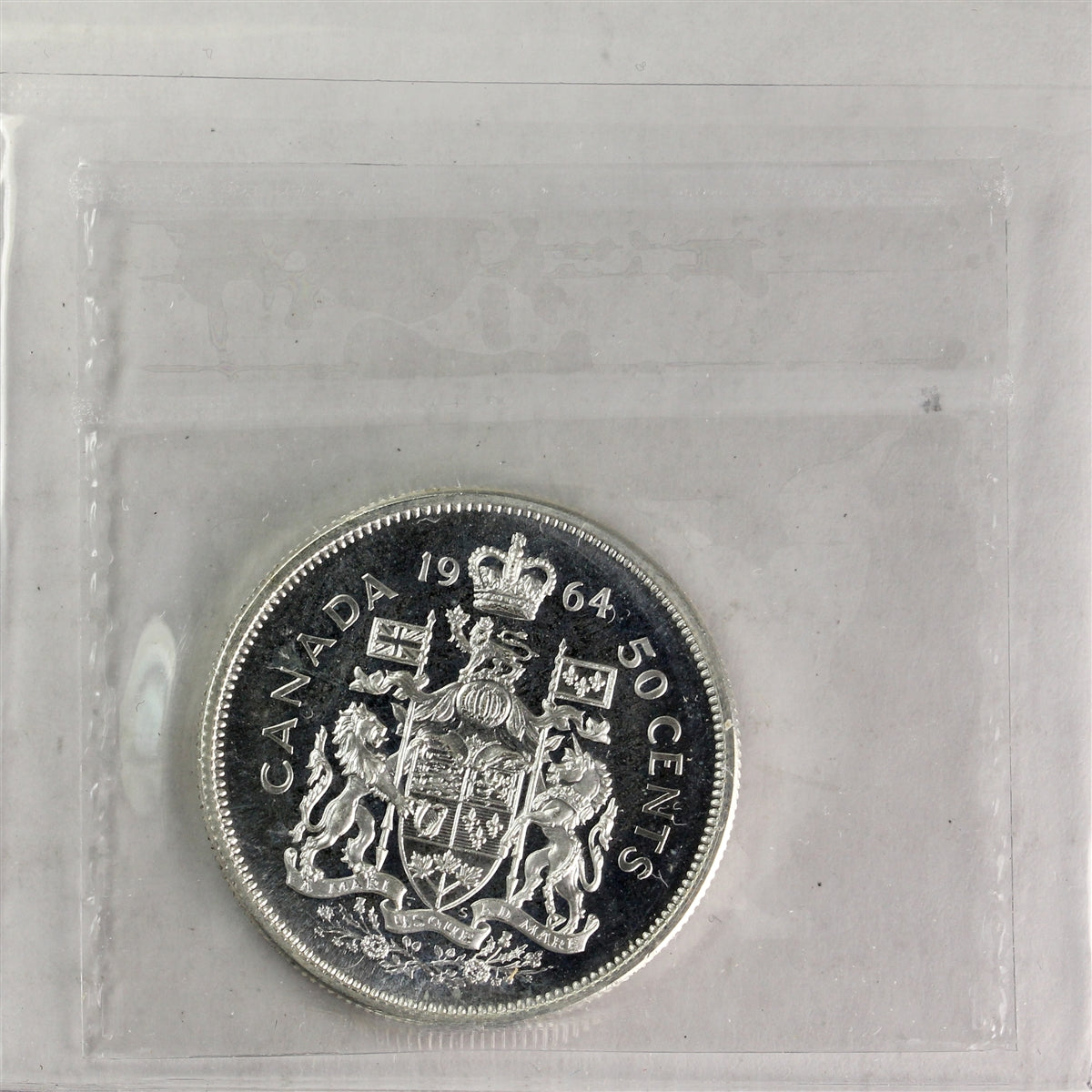1964 Canada 50-cents ICCS Certified PL66