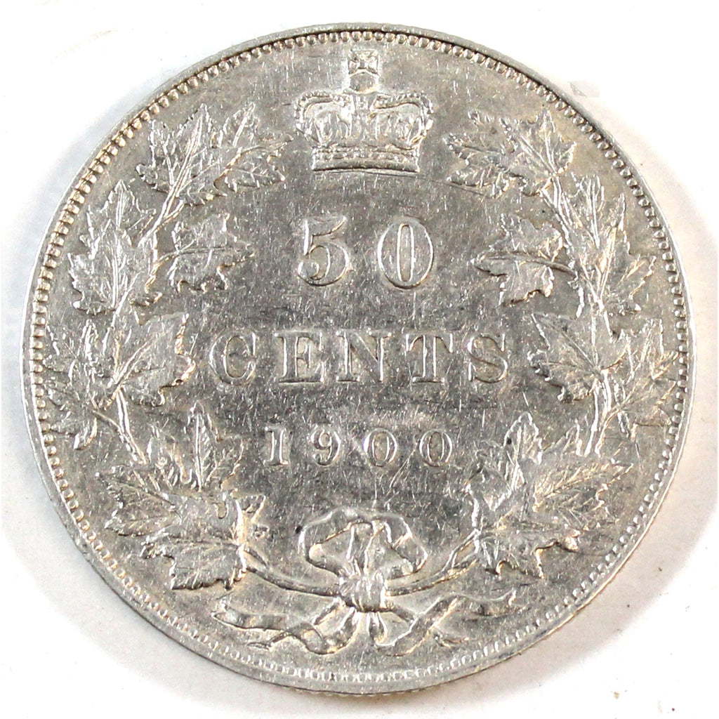 1900 Canada 50-cents EF-AU (EF45) $