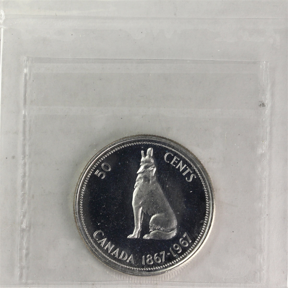 1967 Canada 50-cents ICCS Certified PL66 Ultra Heavy Cameo