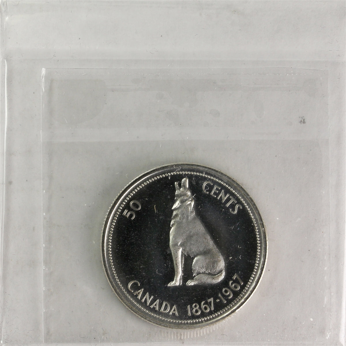 1967 Canada 50-cents ICCS Certified SP67 Heavy Cameo