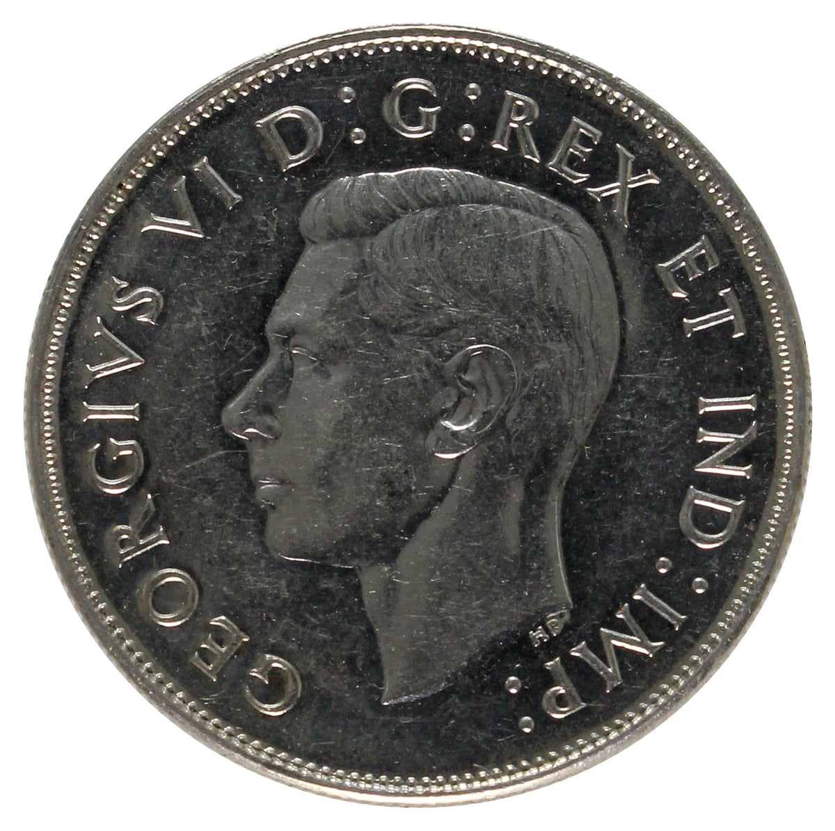 1946 Chip In 6 Canada 50-cents EF-AU (EF-45)