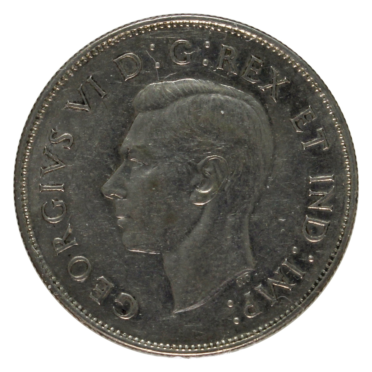 1946 Chip In 6 Canada 50-cents Extra Fine (EF40)