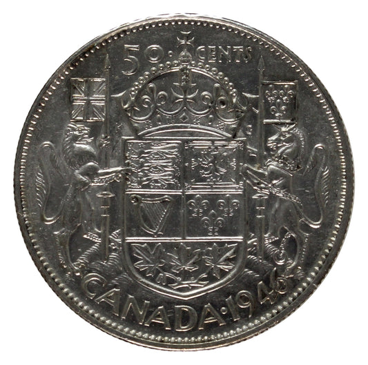 1946 Chip In 6 Canada 50-cents VF-EF (VF30)