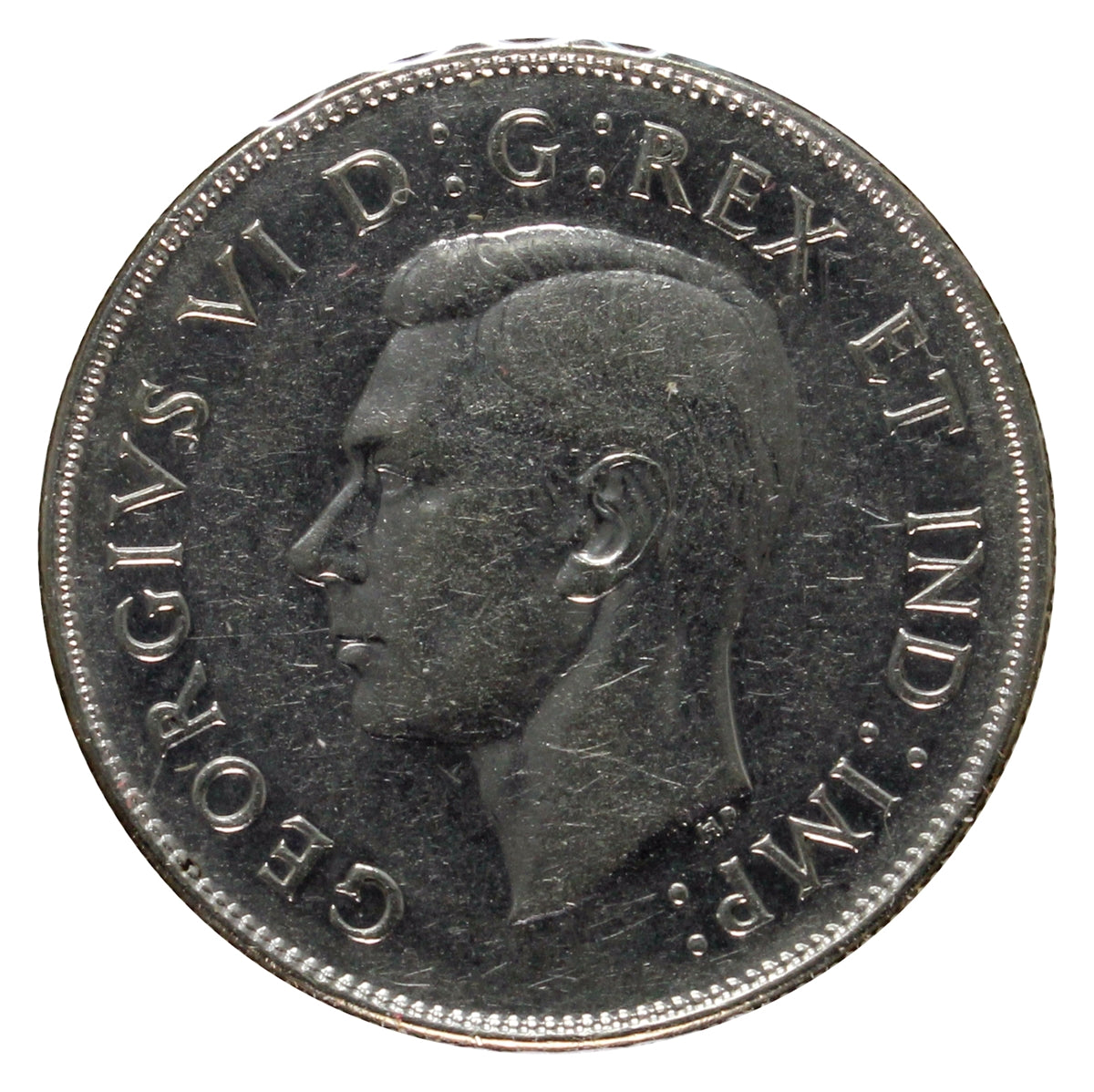 1946 Chip In 6 Canada 50-cents Very Fine (VF20)