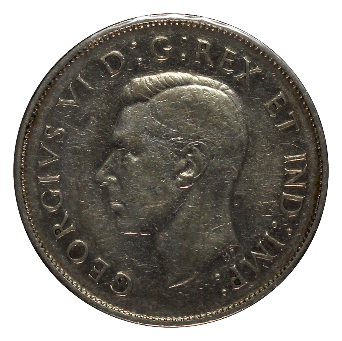 1946 Chip In 6 Canada 50-cents F-VF (F15)