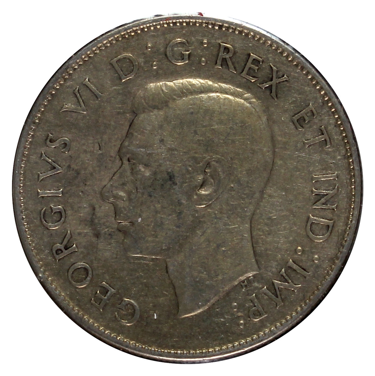 1946 Chip In 6 Canada 50-cents Fine (F12)