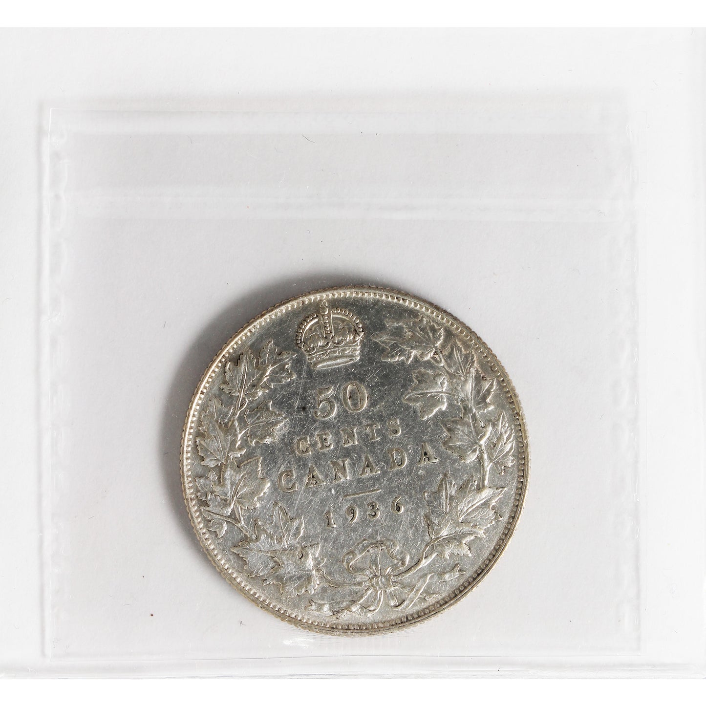 1936 Canada 50-cents ICCS Certified VF30