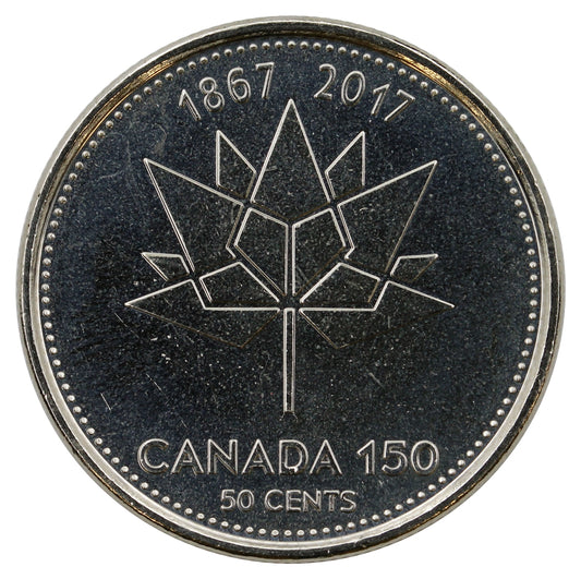 2017 150th Canada 50-cents Brilliant Uncirculated (MS63)