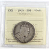 1905 Canada 50-cents ICCS Certified VG8
